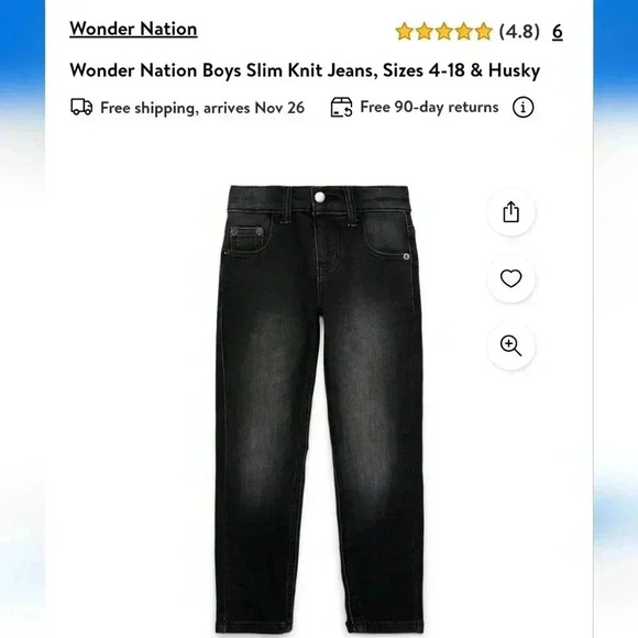 wonder nation Other - CLOSET CLOSEDOWN🚨⚠️-Boys Wonder Nation Relaxed Slim Knit Jeans